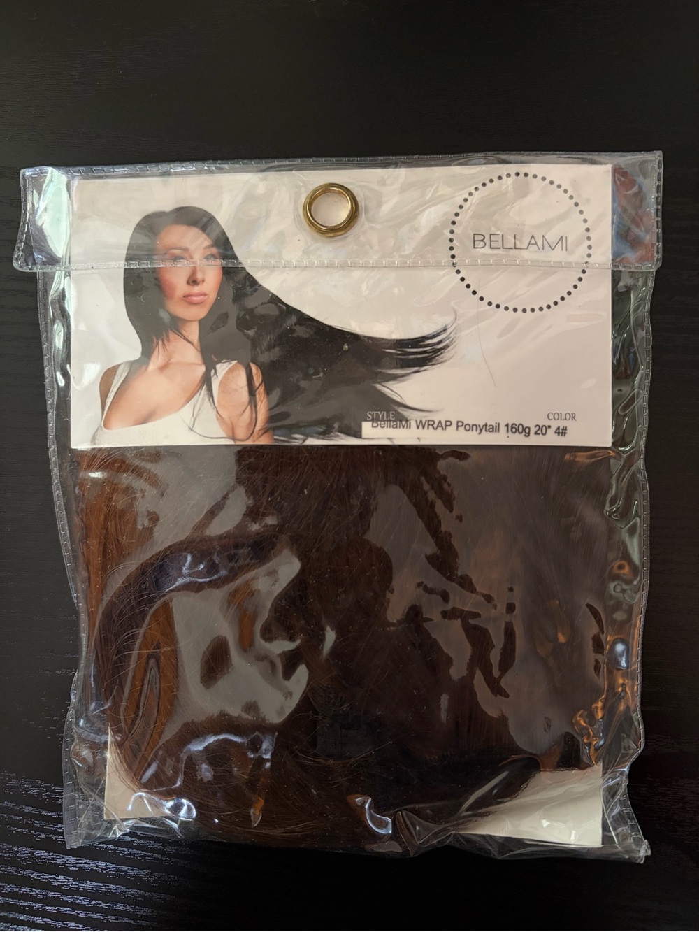 BELLAMI Dark Brown Wrap Ponytail Hair Extension
